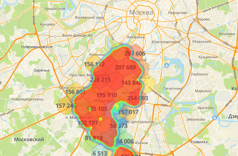 геоаналитика от сбера